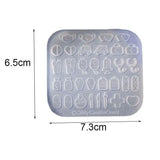 Epoxy Resin Silicone Shaker Mold for Jewelry Pendant Accessories