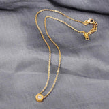 Roman Numeral Wedding Necklace Stainless Steel N0105-1
