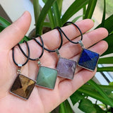 Healing Stone Jewelry Natural Crystal Necklace for Women