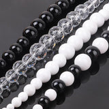 Big Acrylic Ball Choker Necklace Clear Beads Collar Jewelry