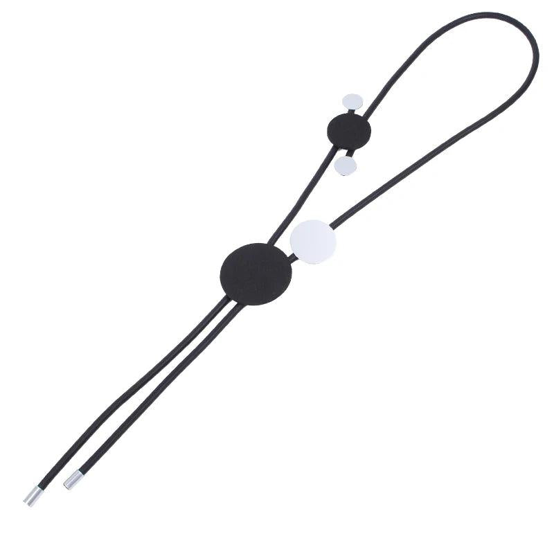 Gothic Elastic Rope Necklace Foam Rubber Pendant Neck Chain