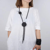 Gothic Elastic Rope Necklace Foam Rubber Pendant Neck Chain