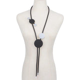 Gothic Elastic Rope Necklace Foam Rubber Pendant Neck Chain
