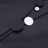 Gothic Elastic Rope Necklace Foam Rubber Pendant Neck Chain