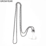 Silver/Stainless Steel Rope Chain for Airpods Holder Necklace