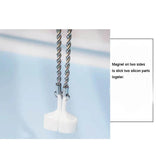 Silver/Stainless Steel Rope Chain for Airpods Holder Necklace