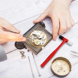 Mini Hard Plastic Hammer Double Head Watch Repair Hammer DIY Tool