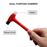 Mini Hard Plastic Hammer Double Head Watch Repair Hammer DIY Tool