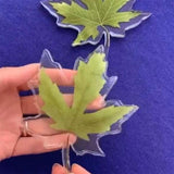 3PCS/Set Maple Leaf Coaster Resin Mold Cup Mat Coaster Casting Silicone Mould