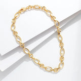 Gojomem Punk Chunky Chain Necklace for Women
