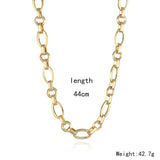 Gojomem Punk Chunky Chain Necklace for Women