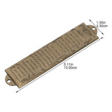 Mezuzah Alloy Decor Case Jewish Metal House Door Religious Scroll Mezuza