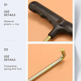 2Pcs Trampoline Spring Pull Tool, T- Spring Puller Tool