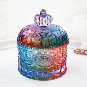 DIY Storage Box Resin Casting Mold with Lids Jewelry Candy Jar Silicone Mold