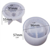 DIY Storage Box Resin Casting Mold with Lids Jewelry Candy Jar Silicone Mold
