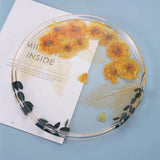 Handicraft Silicone Serving Plate Mold Tray Cup Mat Casting Mould