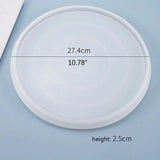 Handicraft Silicone Serving Plate Mold Tray Cup Mat Casting Mould