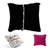Velvet Pillow Bracelet Bangle Watch Chain Jewelry Display Stand