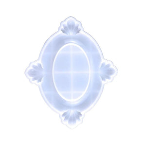 Resin Oval Photo Frame Silicone Mold Table Ornaments 40GB
