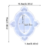 Resin Oval Photo Frame Silicone Mold Table Ornaments 40GB