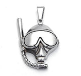 Sea Diver Pendant Necklace Stainless Steel Jewelry