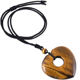 Heart Shape Pendant Necklace Amethyst Pendant Reiki Dragon Blood Stone