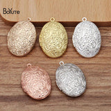 BoYuTe Metal Brass Flower Floating Locket Pendant