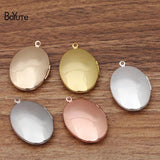 BoYuTe Metal Brass Flower Floating Locket Pendant