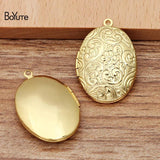 BoYuTe Metal Brass Flower Floating Locket Pendant