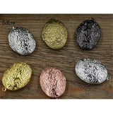 BoYuTe Metal Brass Flower Floating Locket Pendant