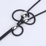 Circle Pendant Necklace Harajuku Adjustable Circles Necklace Women Neck Decorati