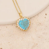 Zircon Geometric Pendant Necklace for Women