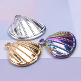 10Pcs/Lot Sea Conch Shell Charms Pendant DIY Jewelry Making Accessories Bulk