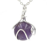 Wire Wrapped Pink Quartz Pendant for Necklace Making