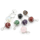 Wire Wrapped Pink Quartz Pendant for Necklace Making