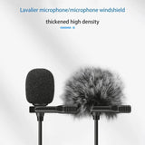 5mm Lapel Mic Furry Windscreen Wind Muff Soft Shield