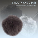 5mm Lapel Mic Furry Windscreen Wind Muff Soft Shield