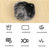 5mm Lapel Mic Furry Windscreen Wind Muff Soft Shield