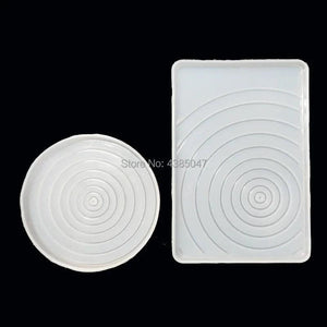 Ripple Coaster Jewelry Molds Silicone Epoxy Resin Jewelry Tools DIY Craft