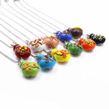 Refillable Essential Oil Aromatherapy Pendant Necklace