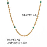 Adjustable Women's Beaded Necklace Choker Pendant