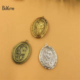 BoYuTe Oval Floating Locket 23*33*5MM Photo Pendant