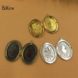 BoYuTe Oval Floating Locket 23*33*5MM Photo Pendant