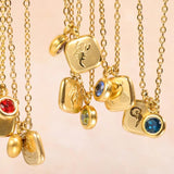 Vintage Zodiac Sign Necklace for Women