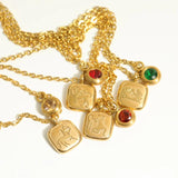 Vintage Zodiac Sign Necklace for Women