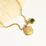 Vintage Zodiac Sign Necklace for Women