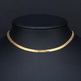 2021 New Silver Round Necklaces For Women Metal Necklace
