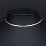 2021 New Silver Round Necklaces For Women Metal Necklace