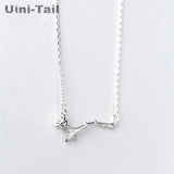 Romantic Rose Branch Necklace Flower Necklace GN862
