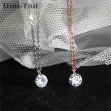 Uini-Tail Hot 925 Tibetan Silver Geometric Crystal Necklace